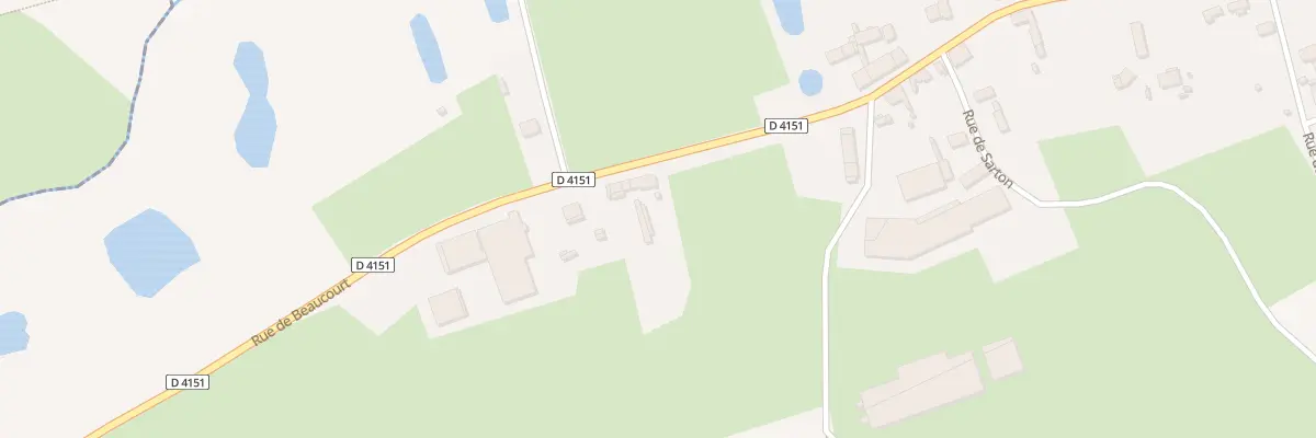Plan du 1 Rue de Beaucourt à Grandcourt