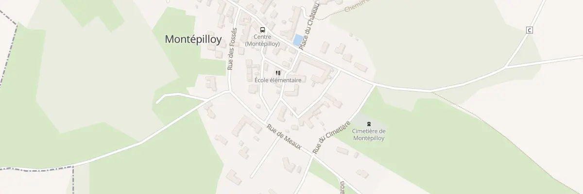 Plan du 4 Rue de L ’Eglise à Montépilloy