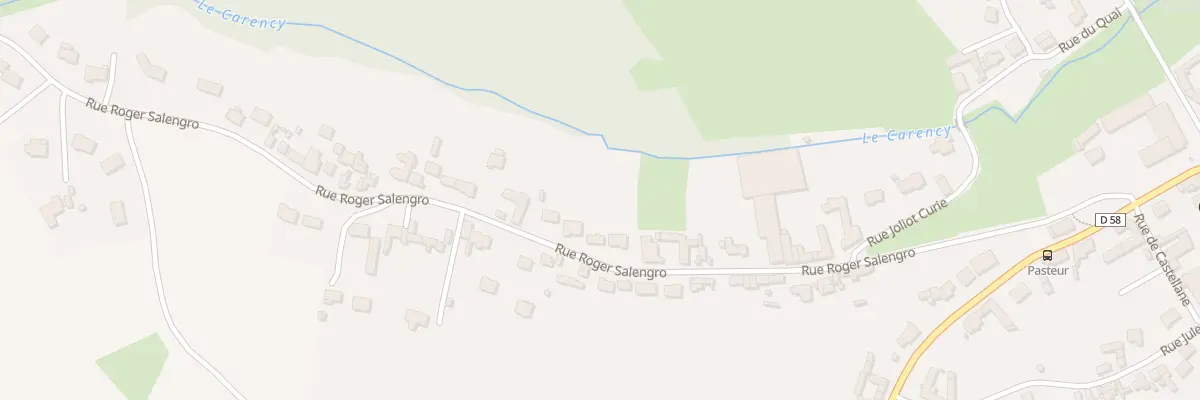 Plan du 14 Rue Roger Salengro à Carency