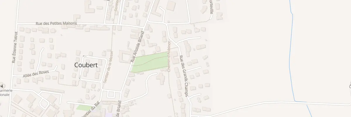 Plan du 17 Rue des Grands Champs à Coubert