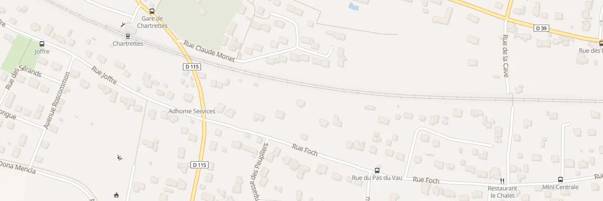 Plan du 11 Rue Foch à Chartrettes