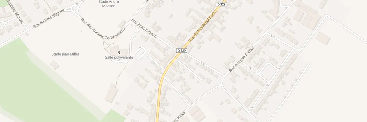Plan du 5 Rue Maurice Quillet à Rosières-en-Santerre