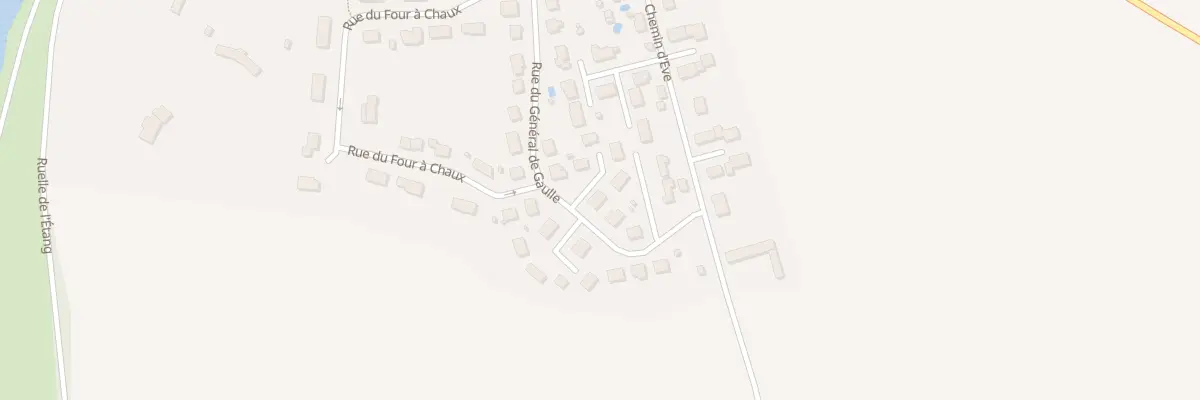 Plan du 6 Rue du Gen de Gaulle à Ermenonville