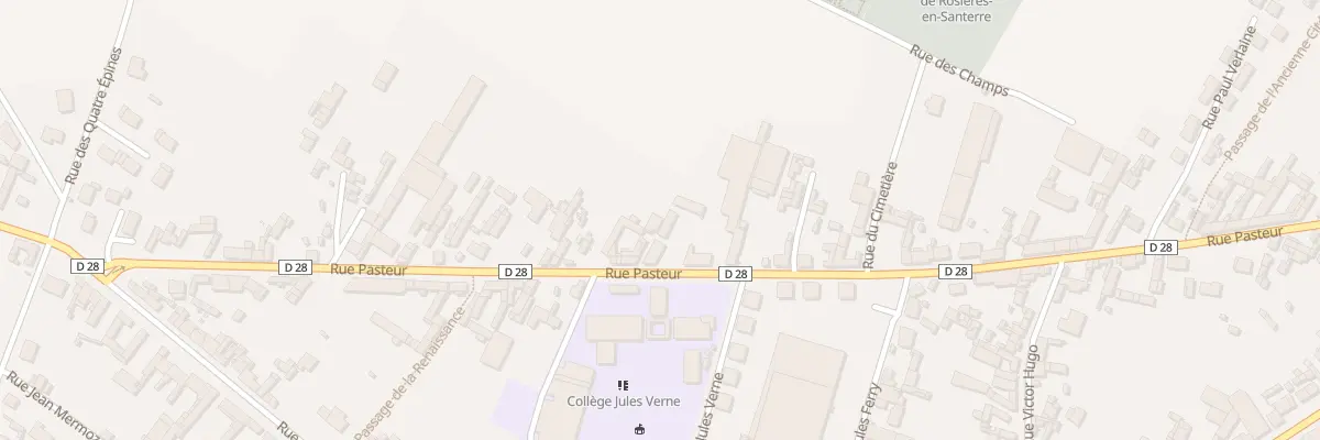 Plan du 76 Rue Pasteur à Rosières-en-Santerre