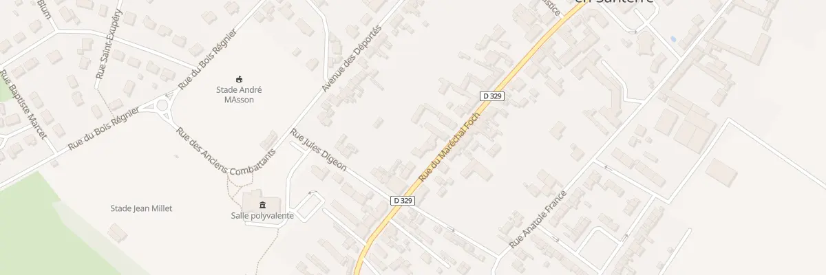 Plan du 36 Rue du Maréchal Foch à Rosières-en-Santerre