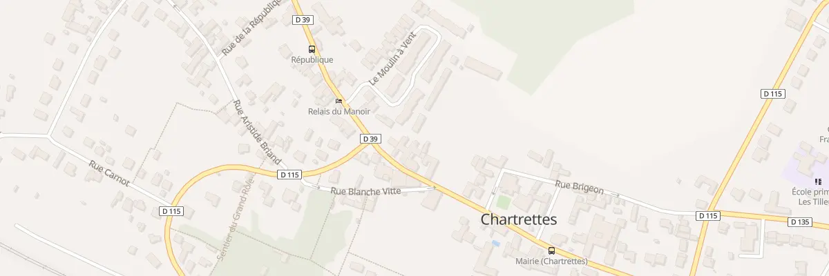 Plan du 31 Rue Georges Clémenceau à Chartrettes