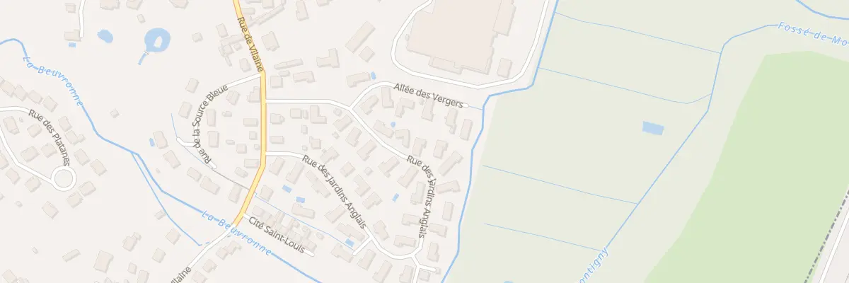 Plan du 38 Rue des Jardins Anglais à Claye-Souilly