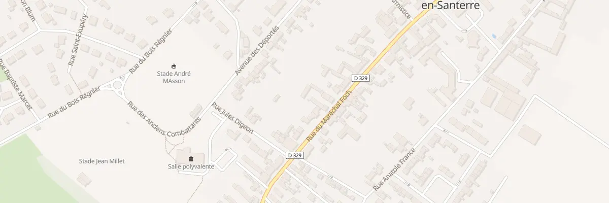 Plan du 34 Rue du Maréchal Foch à Rosières-en-Santerre
