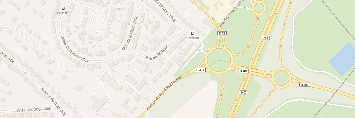 Plan du 75 Av du Maréchal Leclerc à Dammartin-en-Goële