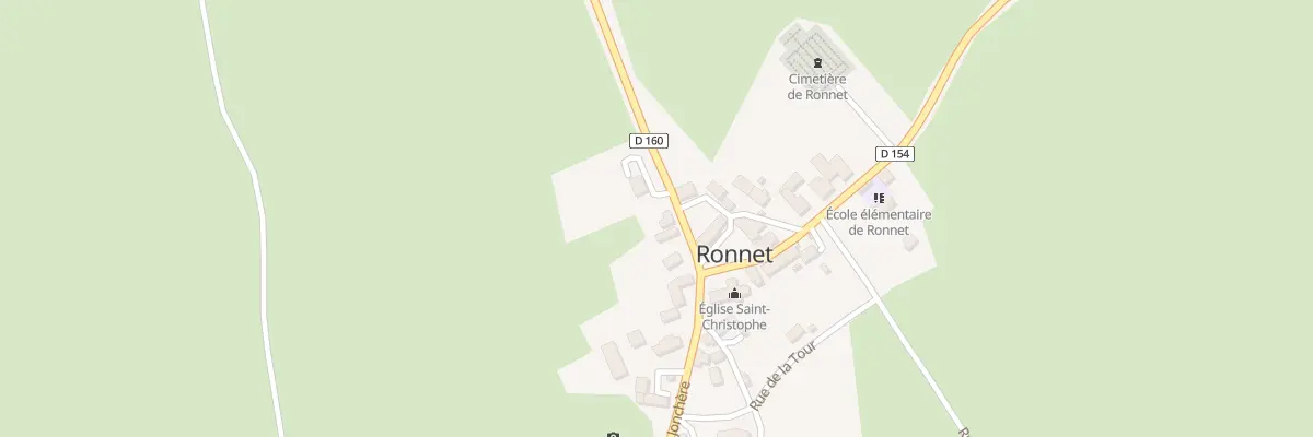Plan du 5028 Le Bourg à Ronnet