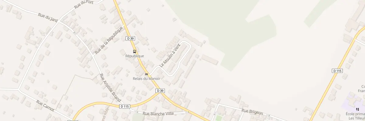 Plan du 1 Lot Le Hameau à Chartrettes