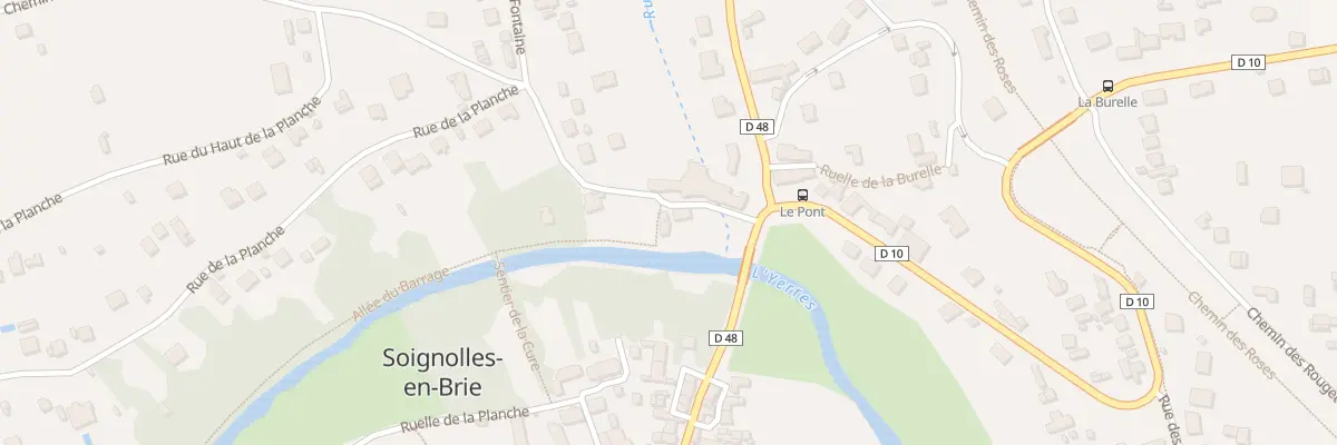 Plan du 1 Rue du Moulin à Soignolles-en-Brie