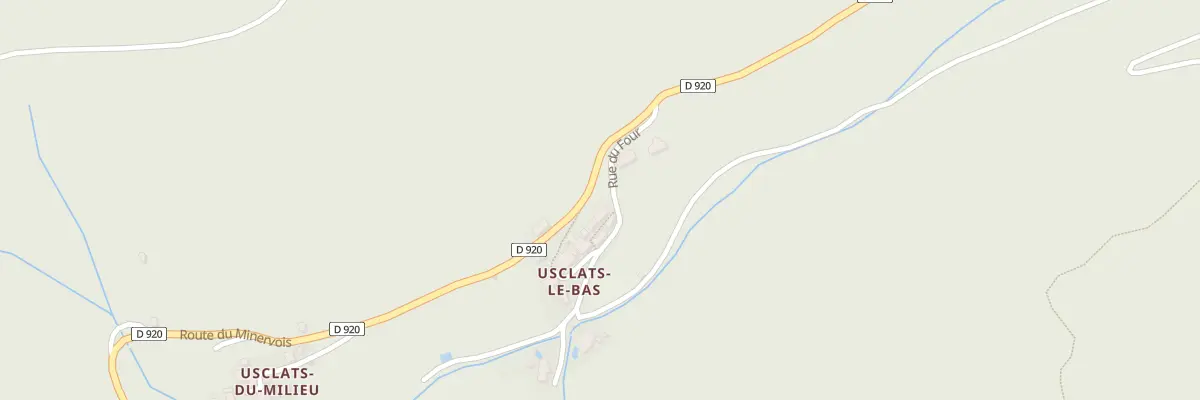 Plan du 5606F Usclats Le Bas à Courniou