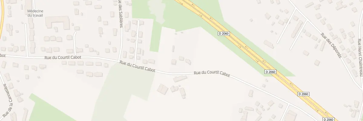 Plan du 20 Rue du Courtil Cabot à Villemandeur