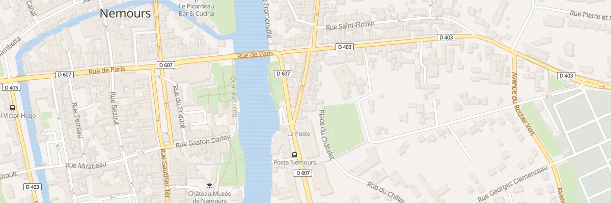 Plan du 8 Rue de la Grande-Montagne à Nemours
