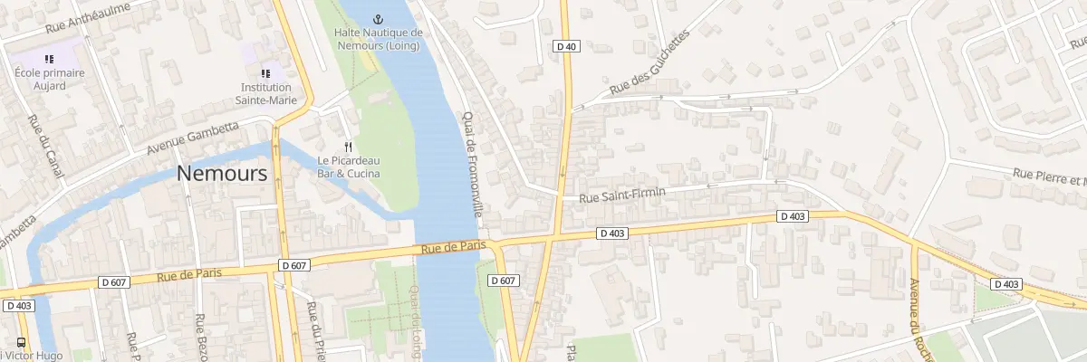 Plan du 45 Rue de la Grande-Montagne à Nemours