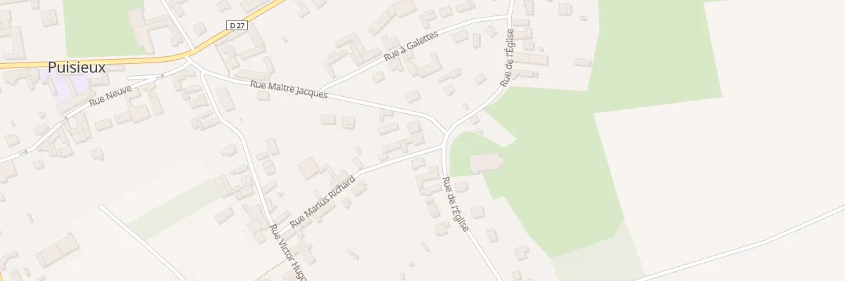 Plan du 9 Rue Marius Richard à Puisieux