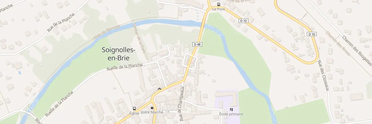 Plan du 10 Rue du Pont à Soignolles-en-Brie