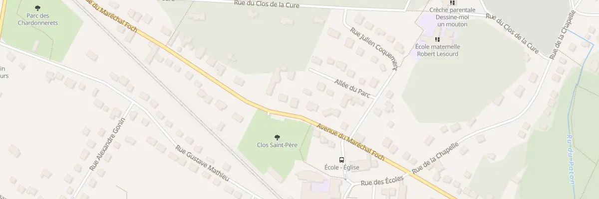 Plan du 33 Av Marechal Foch à Bois-le-Roi