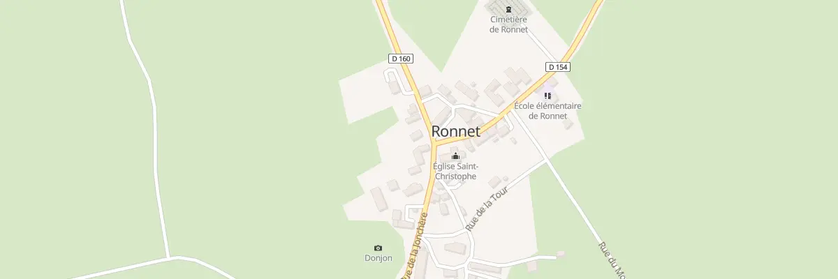 Plan du 1 Rue de la Ganne à Ronnet