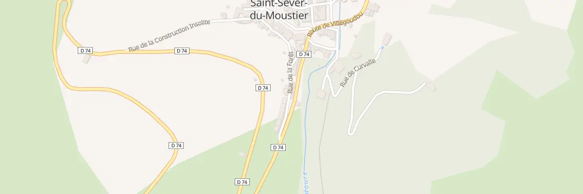 Plan du 5064 Saint Sever à Saint-Sever-du-Moustier