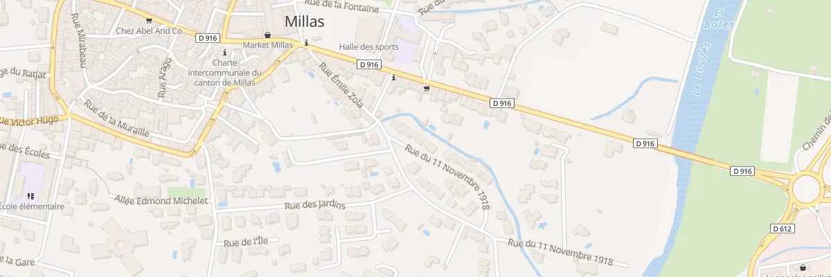 Plan du 965 Lot Millasol à Millas