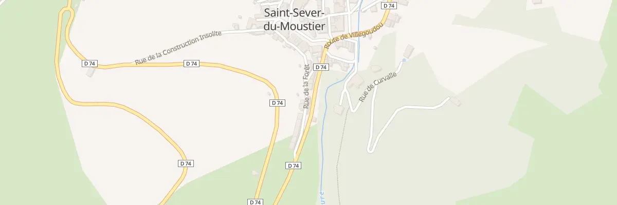 Plan du 5063 Saint Sever à Saint-Sever-du-Moustier