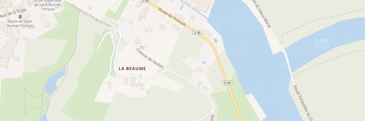Plan du 34 Rte de Troncais à Saint-Bonnet-Tronçais