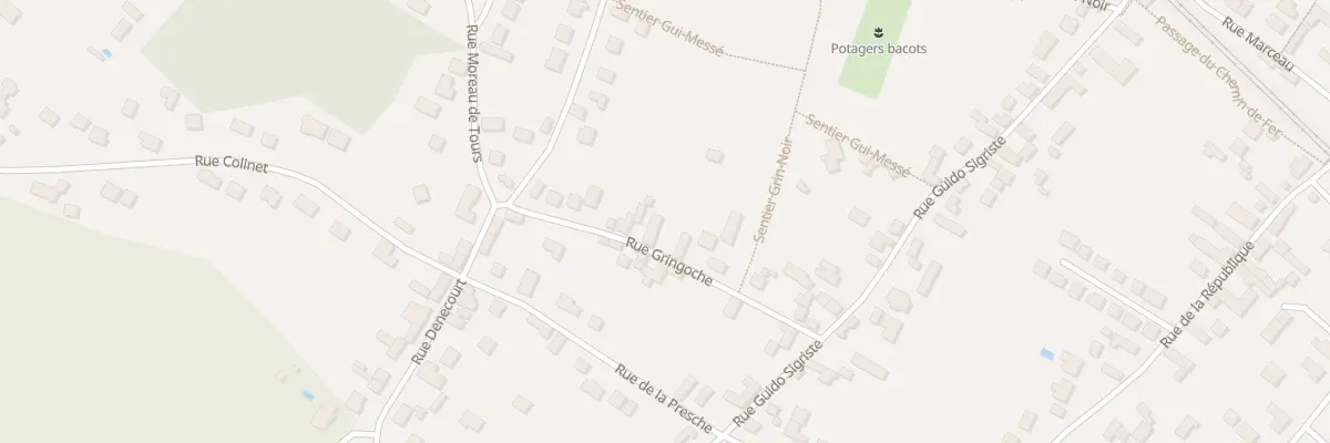 Plan du 13 Rue Gringoche à Bois-le-Roi