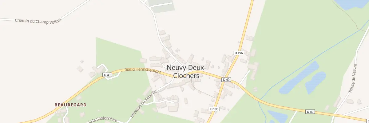 Plan du 4 Imp de la Perriere à Neuvy-Deux-Clochers