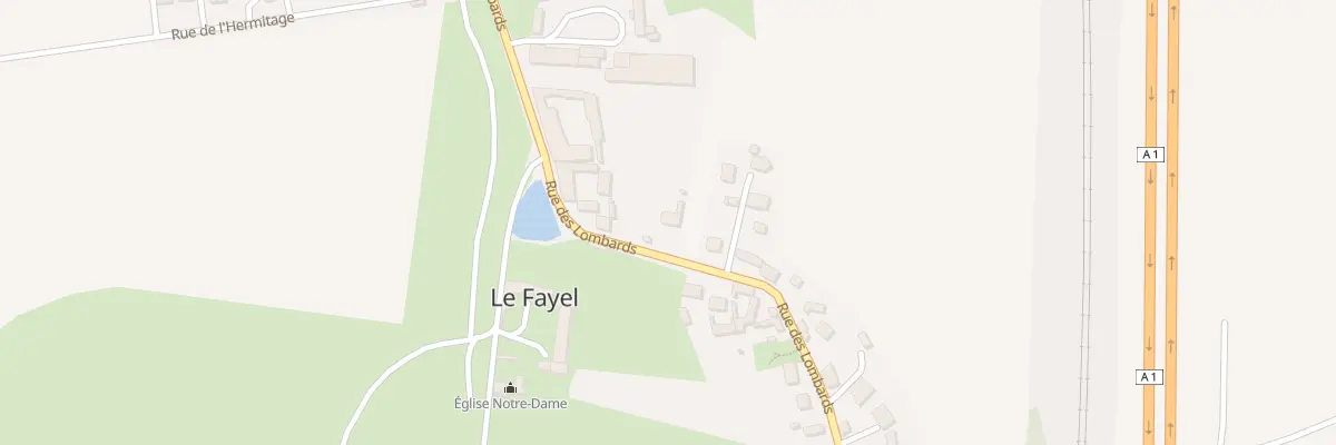 Plan du 337 Rue des Lombards au Fayel