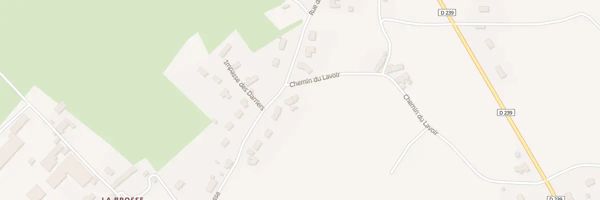 Plan du 11 Rue de la Brosse à Chamblet