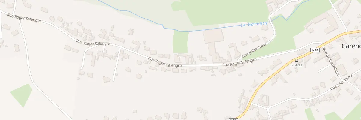 Plan du 12 Rue Roger Salengro à Carency
