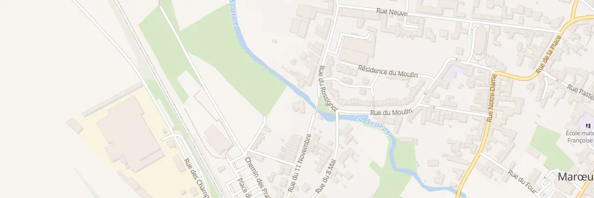Plan du 29 Rue du 11 Novembre à Marœuil