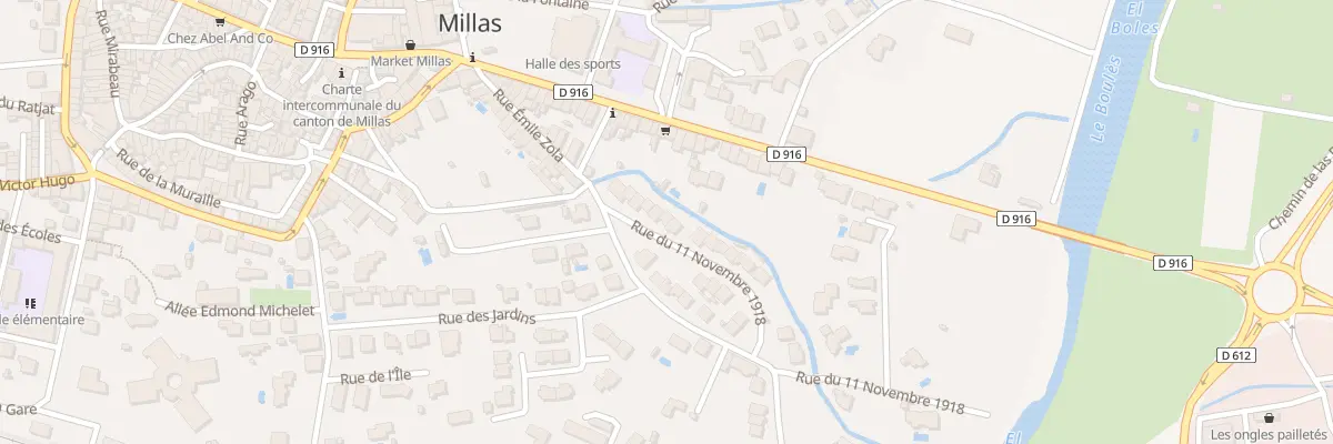 Plan du 991 Lot Millasol à Millas