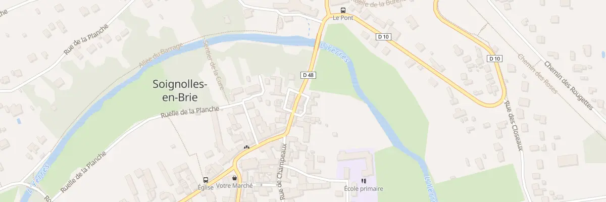 Plan du 1 Rue du Pont à Soignolles-en-Brie