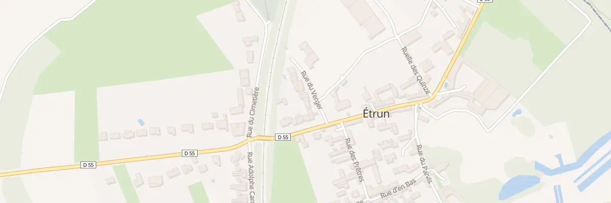 Plan du 2 Rue du Verger à Étrun