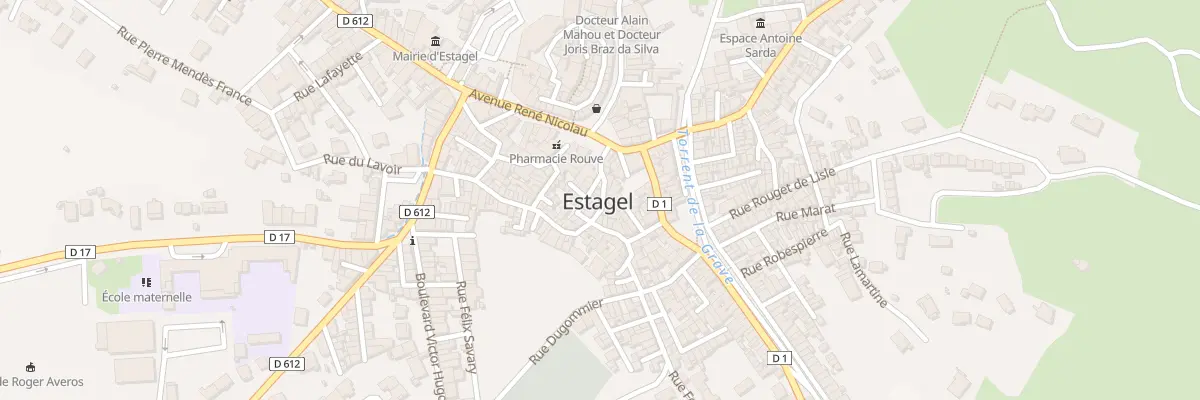 Plan du 4 Rue Philippe Morat à Estagel