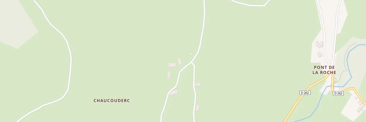 Plan du 5255A Chaucouderc à Cheylade