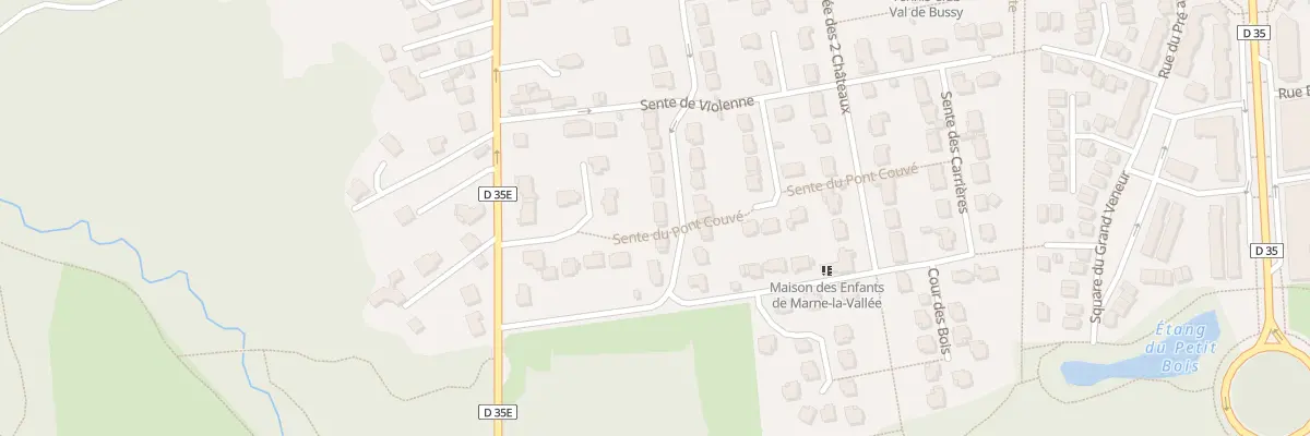 Plan du 30 Rue du Vignoble à Bussy-Saint-Georges