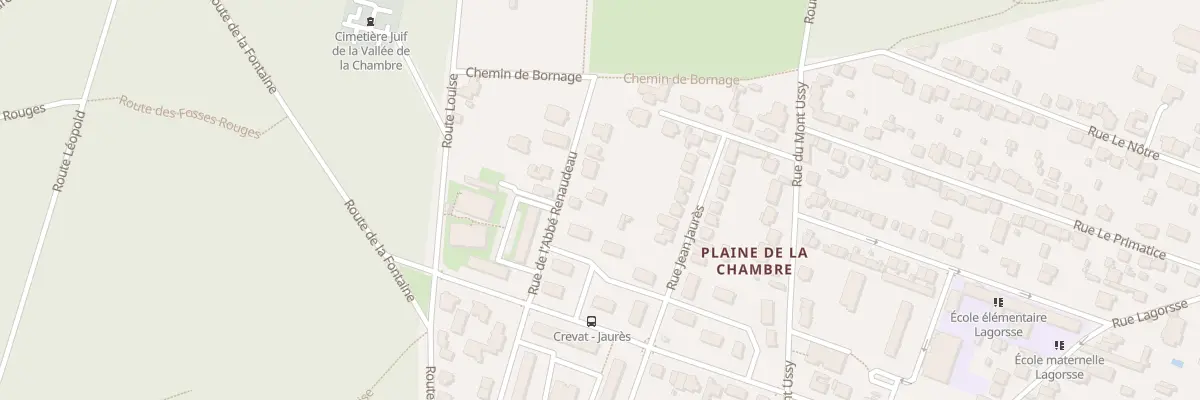 Plan du 18 Rue de l’Abbé Renaudeau à Fontainebleau