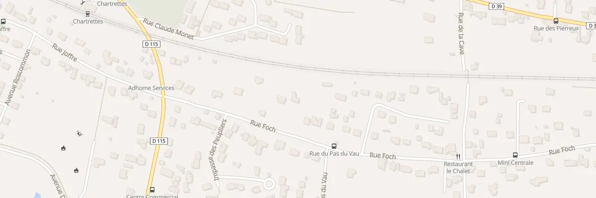 Plan du 17 Rue Foch à Chartrettes