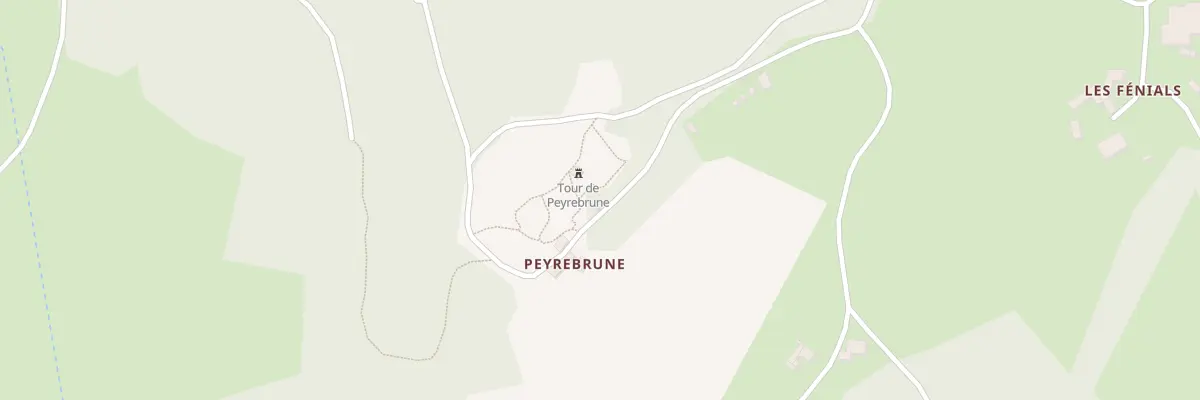 Plan du 5165B Peyrebrune à Alrance