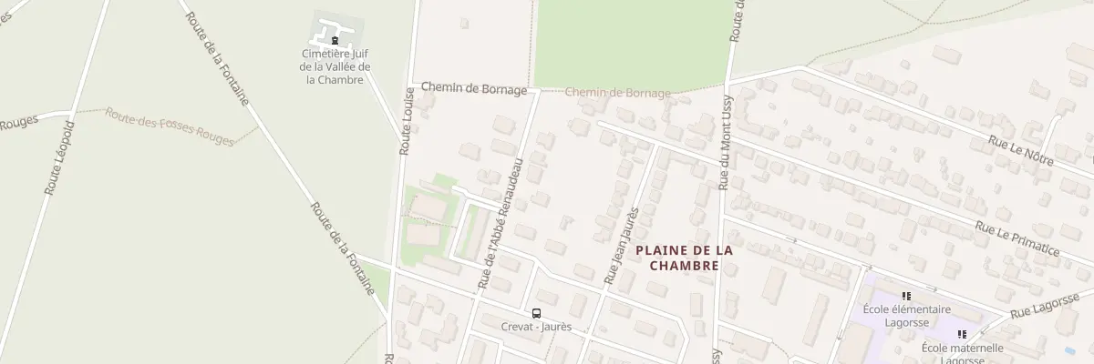 Plan du 20 Rue de l’Abbé Renaudeau à Fontainebleau