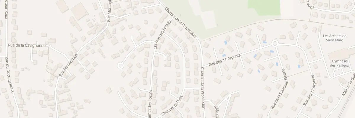 Plan du 6 Che du Puits à Saint-Mard