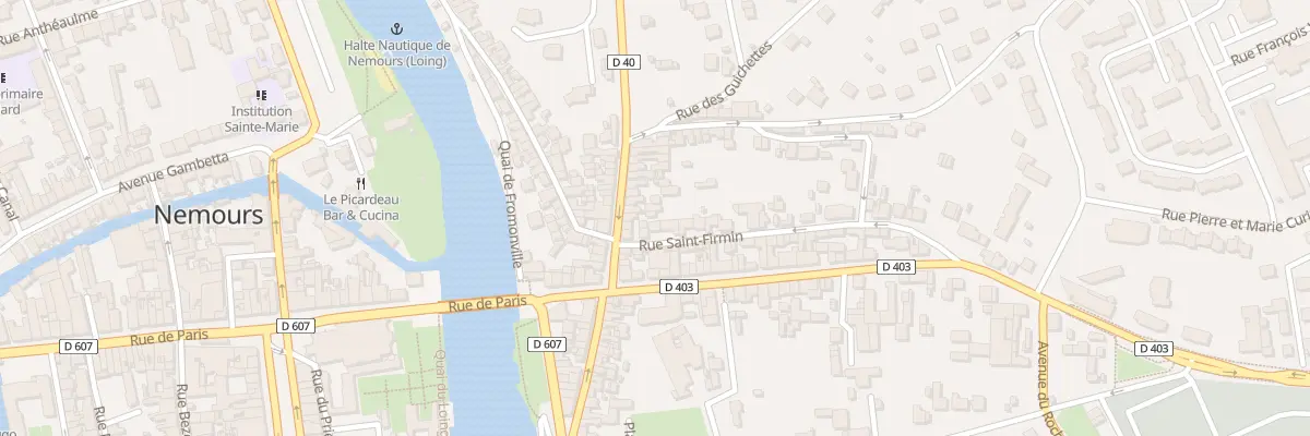Plan du 50 Rue de la Grande-Montagne à Nemours