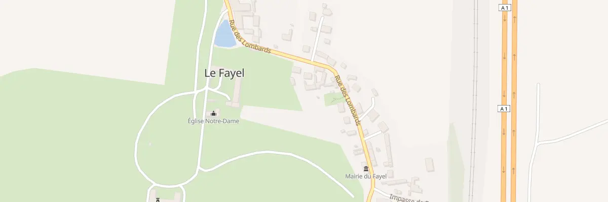 Plan du 360 Rue des Lombards au Fayel
