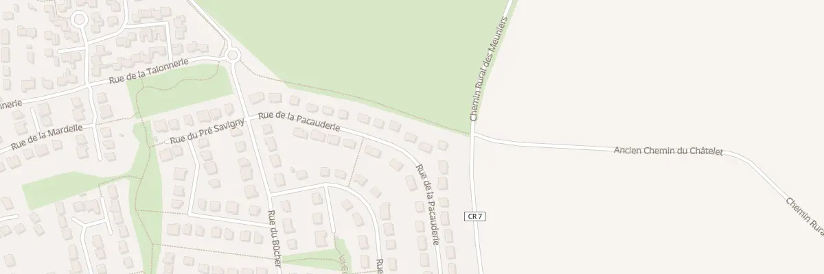Plan du 366 Rue de la Pacauderie à Vaux-le-Pénil