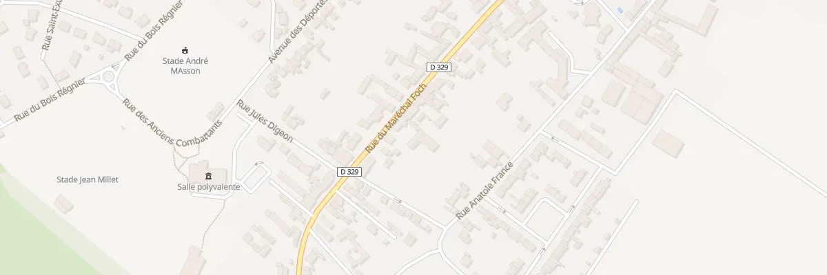 Plan du 35 Rue du Maréchal Foch à Rosières-en-Santerre
