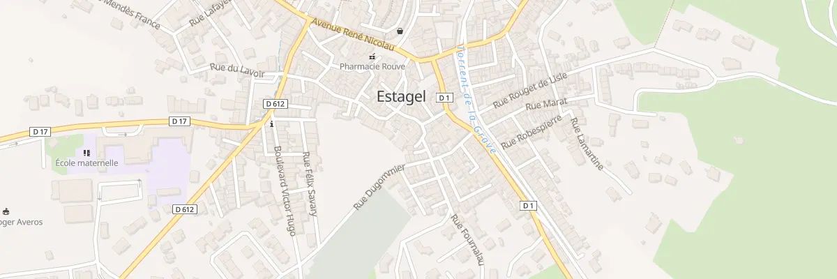 Plan du 456 Imp Fournalau à Estagel